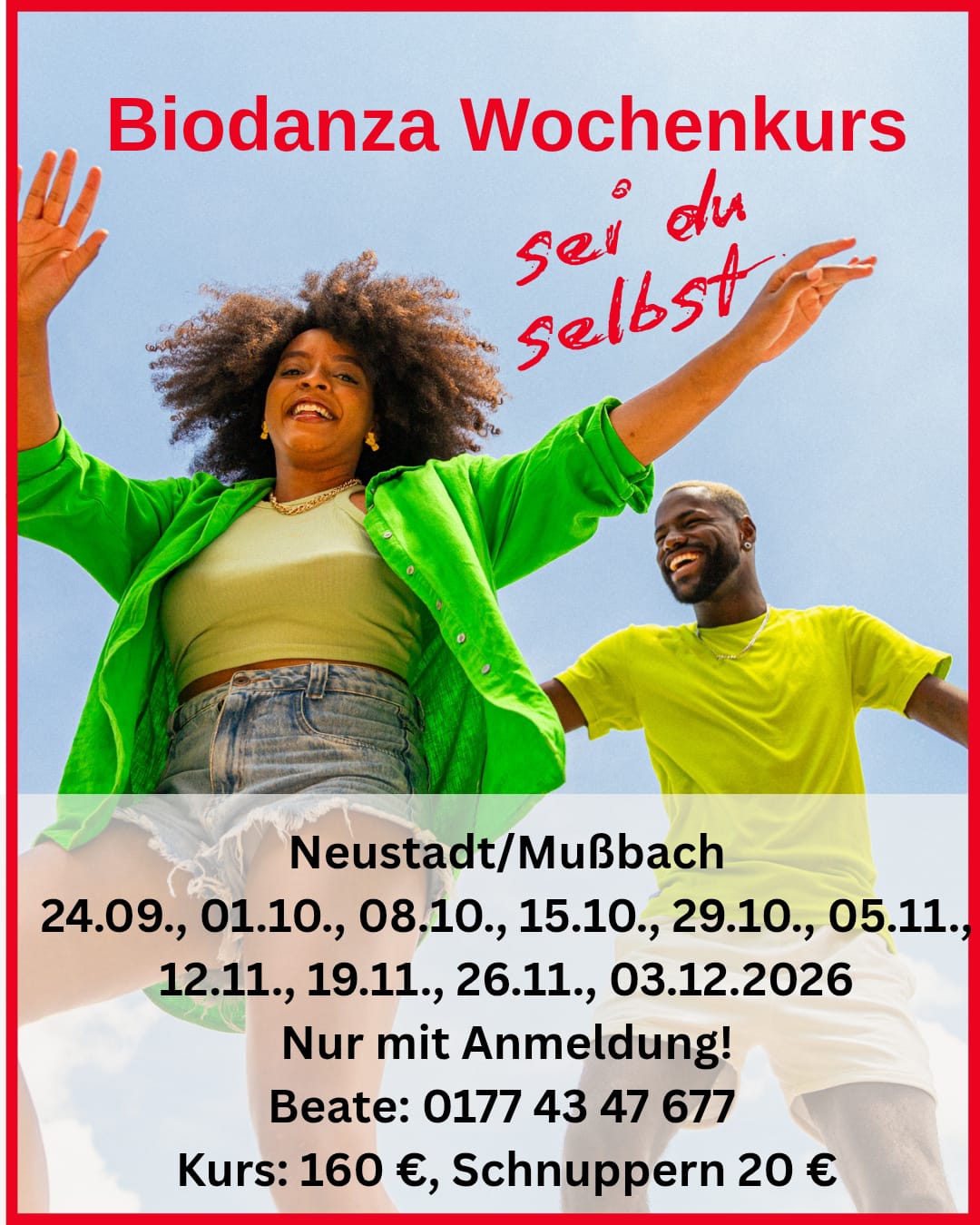 Flyer Wochengruppe